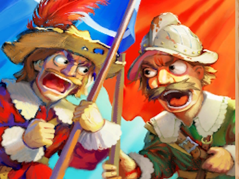 Spel Musketiers buskruit versus staal  online