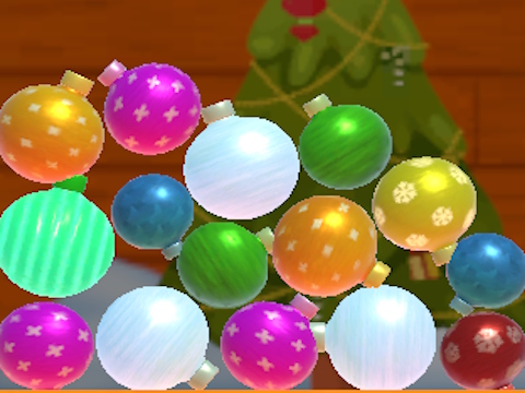 Spel Nieuwjaarsballen 2048 in 3D  online