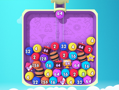 Spel Bellensamenvoeging 2048  online