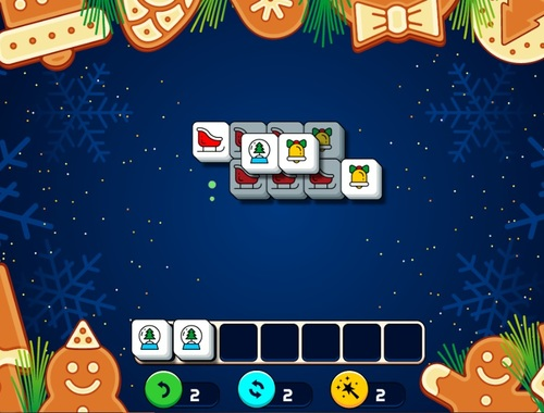 Spel Kerstcadeautjes Mahjong  online