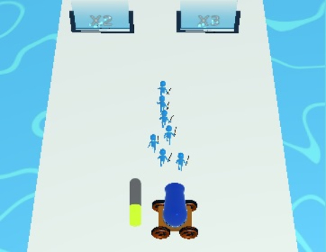 Spel Mob-controle schieten  online