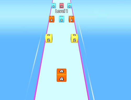 Spel Jelly Run in 2048 online