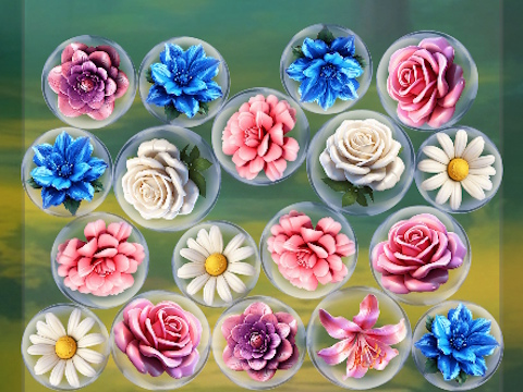 Spel Bloemen samenvoegen!  online
