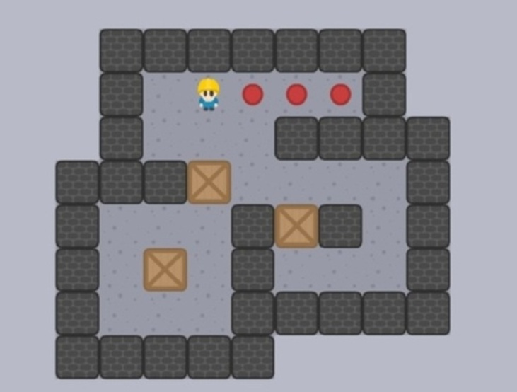 Spel Sokoban_pr online