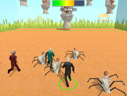 Spel Cameraman versus Skibidi-overleving  online