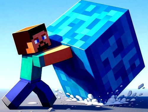 Spel MineBlocks 3D-doolhof  online