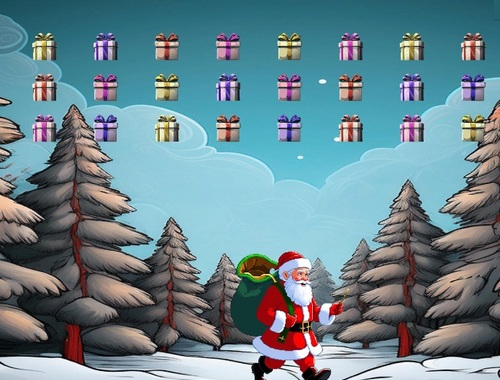Spel Space Invaders: Kersteditie  online