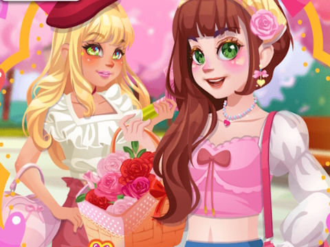 Spel Girly romantisch roze  online