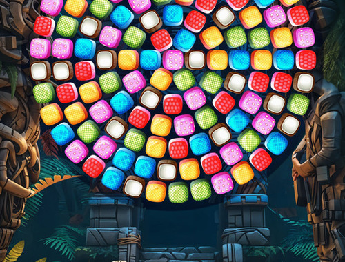 Spel Bubble Shooter Candy Wheel Level Pack online
