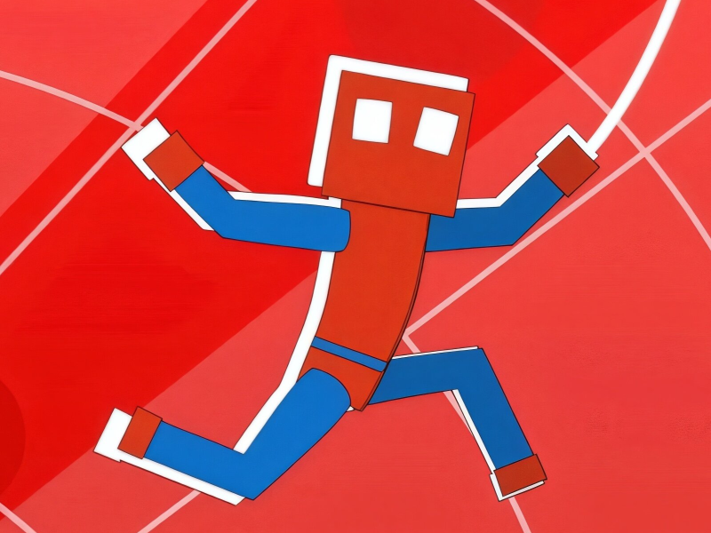 Spel Spider-noob hindernisbaan  online