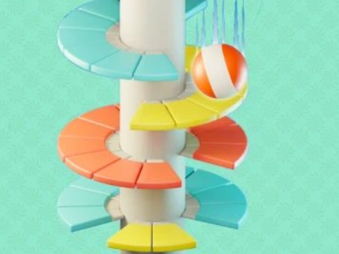 Spel Helix Jump online