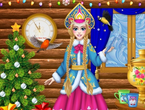 Spel Snegurochka Russische ijsprinses  online
