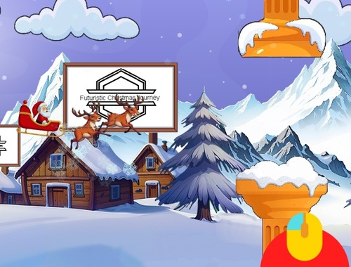 Spel Futuristische kerstreis  online