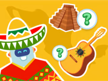 Spel Kids Quiz: denk van het land  online