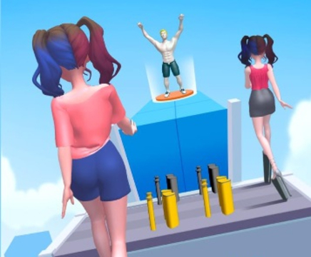 Spel Hoge hakken verzamelen run  online