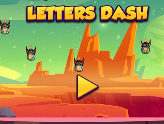 Spel Letters Dash online