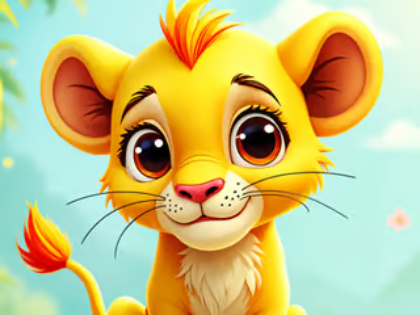 Spel Jigsaw Puzzle: Baby Simba online
