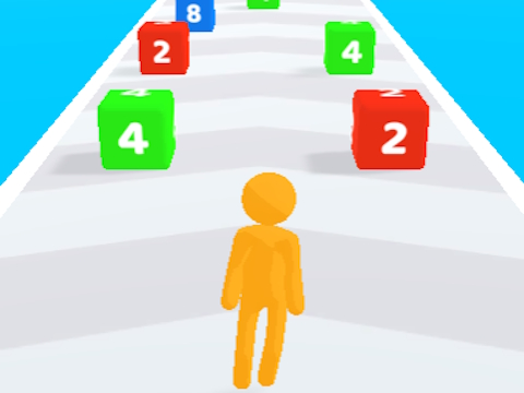 Spel Cube Stack 2048 online