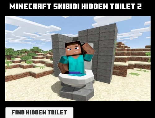Spel Minicraft skibidi verborgen toilet 2  online