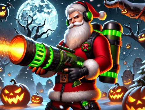 Spel Santa vs Monsters online