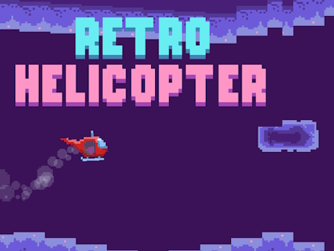 Spel Retro -helikopter  online