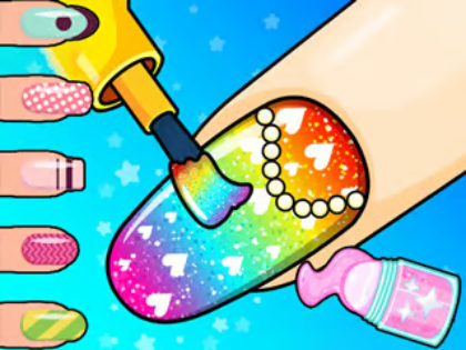 Spel Kleurboek: nagelsalon  online
