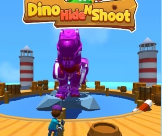 Spel Dino verbergen n shoot  online