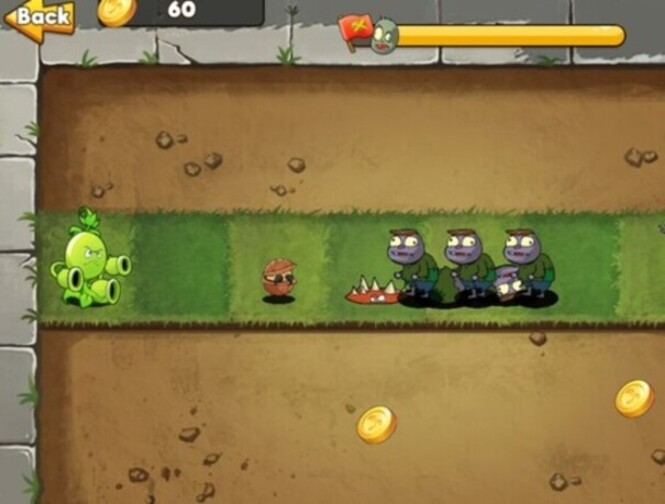 Spel Mutant Plants vs Zombie online