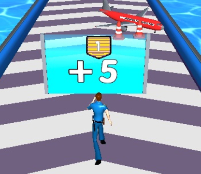 Spel Cop run 3D online