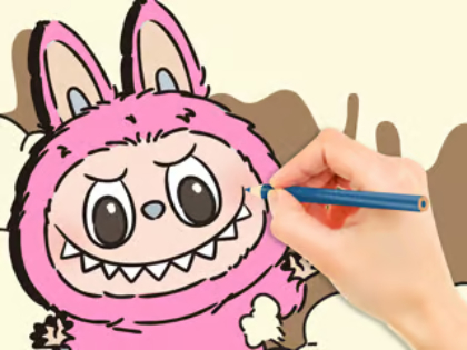 Spel Kleurboek: Labubu  online