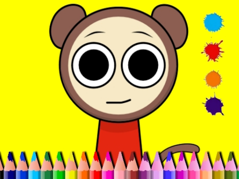 Spel Sprunki Valentine kleurboek  online