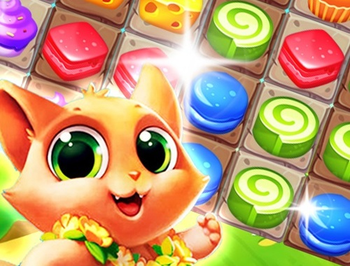 Spel Cat Match 3 online