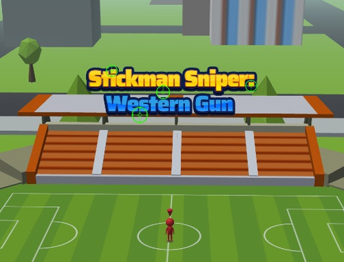 Spel Stickman Sniper Western Gun online