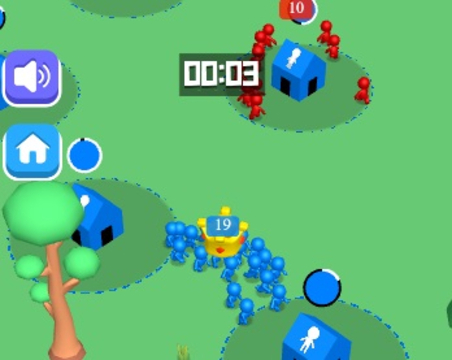 Spel Giant Crowd Io House Capture online