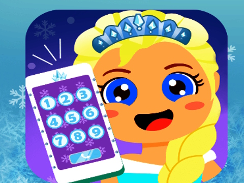Spel Baby ijs prinses telefoon  online