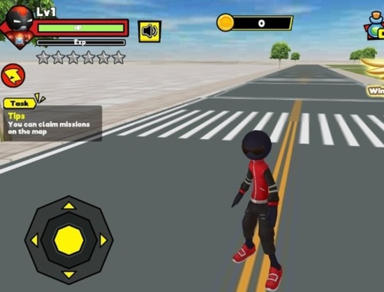 Spel Stick -touwheld  online