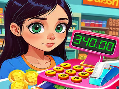 Spel Supermarkt winkelen voor kinderen  online