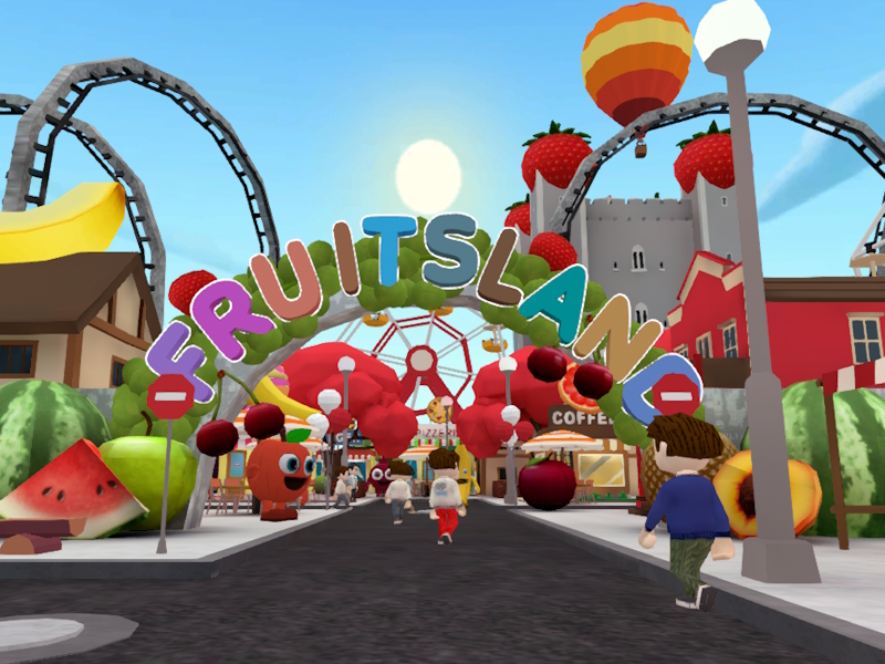 Spel Fruitsland: ontsnappen uit het pretpark online