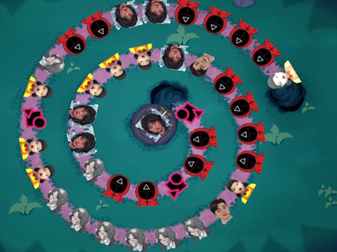 Spel Squid -spel Bubble Shooter  online