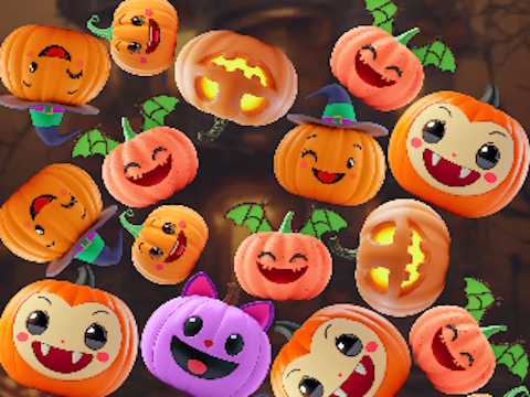 Spel Pompoenen samenvoegen: Halloween!  online