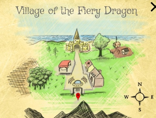 Spel Verhaal over de vurige draak  online
