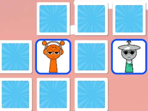 Spel Sprunki geheugenspel  online