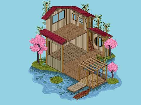 Spel Pixelhuis  online