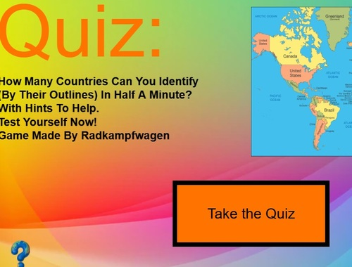 Spel 30s Country Quiz online