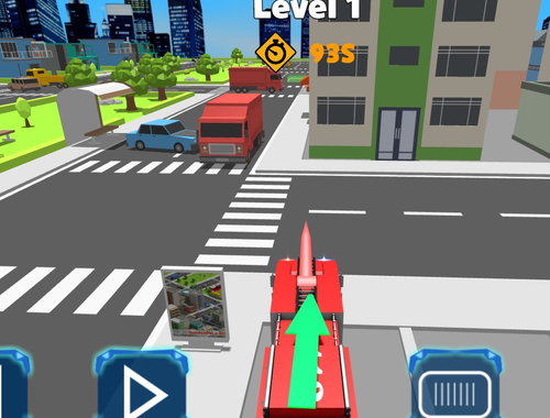 Spel Reddingsbrandweerwagen rijden  online