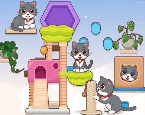 Spel Decor My: Kitty Wall online