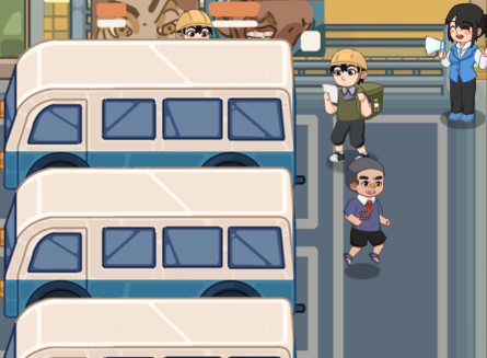 Spel Mart puzzel busjam  online