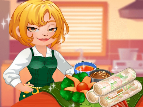 Spel Roxie's Kitchen: Spring Roll online
