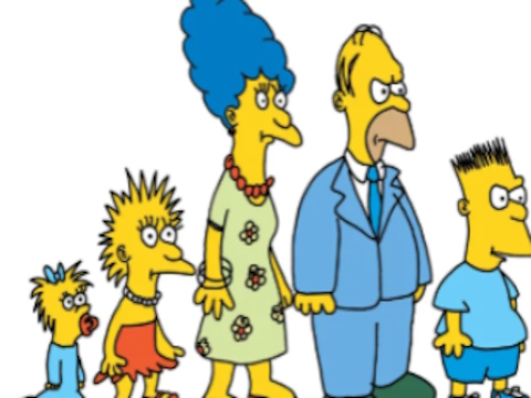 Spel De Simpsons vinden het verschil  online