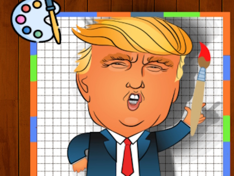 Spel Trump kleurtijd  online